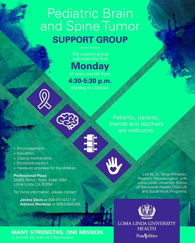 Pediatric Brain and Spine Tumor Support Group